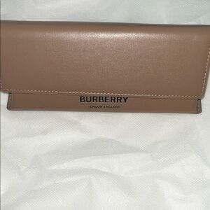 Burberry Brown Leather Clutch